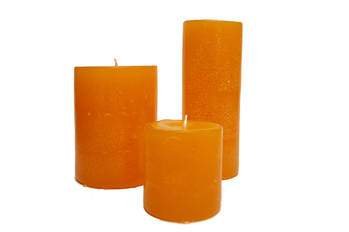 Bougie Orange Non Parfumée