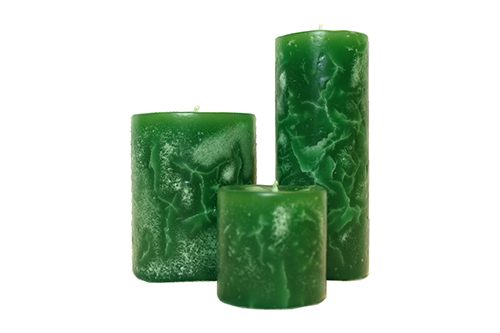 Bougie Vert Foncé Non Parfumée